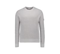 JOOP! Pullover Herren Slim Fit Rundhals Baumwolle grau, L