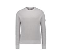 JOOP! Pullover Herren Slim Fit Rundhals Baumwolle grau, M