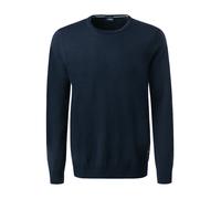 JOOP! Pullover Herren Slim Fit Rundhals Merinowolle blau, XL