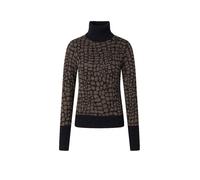 JOOP! Rollkragenpullover im Allover-Look Modell 'KORDULA' in Mittelbraun, Größe 36