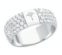 Ring für Damen, Sterling Silber 925 JOOP! Silber 58 (Artikelnummer: 4P297/60X58)