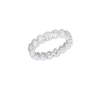JOOP! Ring 925 Sterling Silber Damen Ringe, mit Zirkonia synth., Weiß, Kommt in Schmuck Geschenk Box, 2038929
