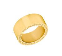 Fingerring JOOP "2035899/-900/-901/-902/-903/-904/-905" Fingerringe Gr. 64, Edelstahl, 10 mm, gelb (gelbgoldfarben) Damen Fingerringe Edelstahl (98697136-64)