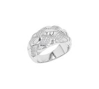JOOP! Ring für Damen, Silber 925, 12 mm, mit Zirkonia, silber, Geschenkidee, kommt in Schmuck Geschenk Box, 2040551