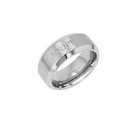 JOOP! Ring für Herren, Edelstahl, 10 mm, Silber, Geschenkidee, kommt in Schmuck Geschenk Box, 2100987
