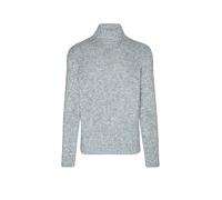 Rollkragenpullover JOOP "Valtino", Herren, Gr. M, medium blau, Strick, Obermaterial: 80% Wolle, 20% Polyamid, unifarben, normal normal, Rippbündchen, Pullover Rollkragenpullover, mit markanter Melange