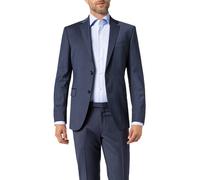 JOOP! Sakko Herren Slim Fit Reverskragen Woll-Stretch blau, 56