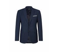 JOOP! Collection Slim Fit 2-Knopf-Sakko mit Webmuster Modell 'Finch' in Marine, Größe 52