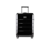 Hartschalen-Trolley JOOP "volare 1.0 trolleycase vz 4w", Gr. B/H/T: 38,8cm x 55,4cm x 22,5cm 38 l, schwarz, Polycarbonat, Basic, Koffer, Hartschalen-Koffer mit 4 Rollen (99440138-0) schwarz