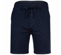 Shorts JOOP "Leisure", Herren, Gr. XL, N-Gr, blau (navy), Obermaterial: 95% Baumwolle, 4% Elasthan, 1% sonstige Fasern, unifarben, modisch, kurz, Hosen, mit Cornflower-Alloverprint (29812361-XL) navy