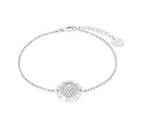 JOOP! Halskette aus 925 Sterling Silber für Damen, Halsschmuck, teilw. mit Schmuckstein, Silber 925 rhodiniert, Kommt in passender Schmuckbox