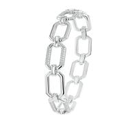 Joop! Halskette aus 925 Sterling Silber für Damen, Halsschmuck, teilw. mit Schmuckstein, Silber 925 rhodiniert, Kommt in passender Schmuckbox