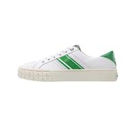 Joop! - Sneaker für Damen aus Leder, Fashionschuh mit Flacher Sohle, Laufschuh in Weiß/Grün, Größe 40