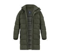 JOOP! Steppmantel Herren Stehkragen Mikrofaser grün, 48 (S)