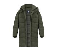 JOOP! Steppmantel Herren Stehkragen Mikrofaser grün, 52 (L)