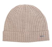 Beanie aus Wolle mit Label-Detail Modell 'FRANCIS' One Size men Camel