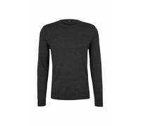 Rundhalspullover JOOP "Denny", Herren, Gr. XL, dunkelgrau, Strick, Obermaterial: 100% Wolle, regular fit normal, Rundhals, elastischer Bund, Pullover Rundhalspullover (90928435-XL) dunkelgrau