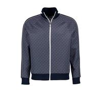 JOOP! Sweatjacke Herren Regular Fit Baumwolle blau gemustert, M