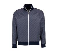 JOOP! Sweatjacke Herren Regular Fit Baumwolle blau gemustert, XXL