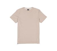 Joop! Rundhals T-Shirt Gestreift, Hellbraun-Weiß M
