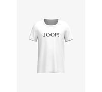 JOOP! Herren T-Shirt mit Logoprint - Comfort, Mix and Match, Rundhals, Cotton Stretch Weiß S