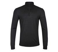 Strickpullover mit Troyer-Kragen Modell 'Dario' XXL men Black