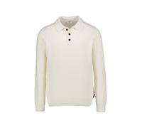 JOOP! Troyer Herren Regular Fit Baumwolle weiß, S