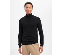 Strickpullover mit Troyer-Kragen Modell 'Dario' XL men Black