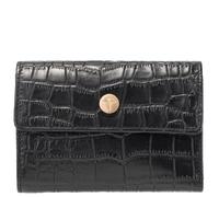 JOOP! Coccodrillo Cosma Geldbörse schwarz, geprägtes Rindsleder, Damen
