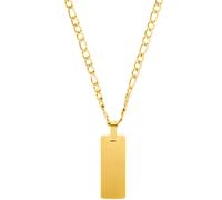 JOOP! Kette mit Anhänger Edelstahl Unisex Damen Herren Halsschmuck, 60 cm, Gold, Kommt in Schmuck Geschenk Box, 2035895