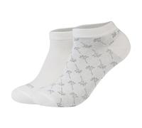 Sneakersocken JOOP "Sneakersocken premium essentials 2er Pack", Herren, Gr. 43-46, paloma, 70% Baumwolle, 28% Polyester, 2% Elasthan, gemustert, Socken Sneakersocken, 2er Pack Hochwertige Baumwollqual