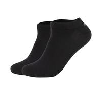 Sneakersocken JOOP "Socken Unisex premium essential organic cotton Sneaker 2p 2er Pack", Damen, Gr. 43-46, schwarz, Obermaterial: 62% Baumwolle CO(Bio). 36% Polyamid PA. 2% Elasthan EL., Socken Sneake