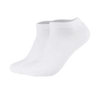 Sneakersocken JOOP "Socken Unisex premium essential organic cotton Sneaker 2p 2er Pack", Damen, Gr. 35-38, weiß, Obermaterial: 62% Baumwolle CO(Bio). 36% Polyamid PA. 2% Elasthan EL., Socken Sneakerso