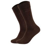 Socken mit Label-Print 39/42 men Dunkelbraun