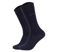JOOP! Unisex Socken, 2er Pack - Premium Essential Organic Cotton Socks, Logo, einfarbig 35-38 Blau