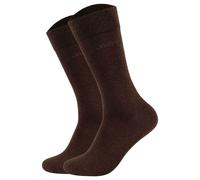 Socken mit Label-Print 43-46 men Dunkelbraun