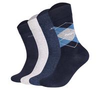 JOOP! Unisex Socken, 4er Pack - Premium Essential Socks in Box, Geschenkbox, Logo Dunkelblau/Grau / 39-42 39-42 Mehrfarbig