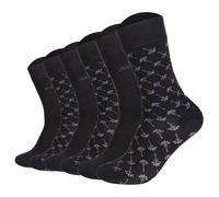 JOOP! Unisex Socken, 6er Pack - Premium Essential Iconic Socks, Logo, Baumwollmischung Schwarz / 35-38 35-38 Schwarz