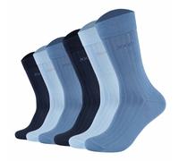 JOOP! Unisex Socken, 6er Pack - Premium Essential Mercerised Socks, Logo, einfarbig 39-42 Blau