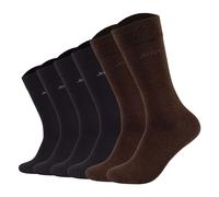 JOOP! Unisex Socken, 6er Pack - Premium Essential Organic Cotton Socks, Logo, einfarbig 39-42 Mehrfarbig