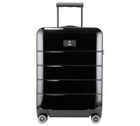 Hartschalen-Trolley JOOP "volare 1.0 trolleycase vz 4w", Gr. B/H/T: 38,8cm x 55,4cm x 22,5cm 38 l, schwarz, Polycarbonat, Basic, Koffer, Hartschalen-Koffer mit 4 Rollen (99440138-0) schwarz