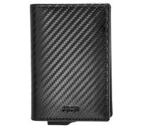 Joop! Volterra Kreditkartenetui RFID Schutz Leder 7 cm schwarz