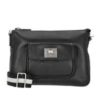 JOOP! Carino Jasmina Umhängetasche schwarz, Leder, Damen