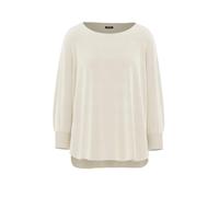 JOOP! Blusenshirt aus Satin mit 3/4-Arm in Beige, Größe 42