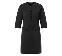Midikleid JOOP "Tovaya", Damen, Gr. 36, N-Gr, schwarz, Web, Obermaterial: 71% Polyester, 18% Viskose, 11% Elasthan, Rundhals, Kleider Midikleid (58772046-36) schwarz