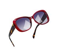 Joopin Acetat Elegante Sonnenbrille Damen Polarisiert Modische Butterfly Design und Chunky Sonnenbrillen Cat-Eye UV400 mit Oversized TR90 Rahmen zum Reisen und Fahren