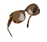 Joopin Acetat Große Sonnenbrille Damen Polarisiert Modische Butterfly Design und Elegante Sonnenbrillen Cat-Eye UV400 mit Oversized TR90 Rahmen zum Reisen und Fahren