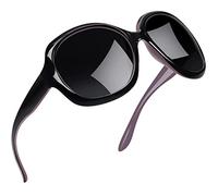 Joopin Große Sonnenbrille Damen Polarisiert Trendy UV400 Brille für Reisen | Übergroße Retro-Design für Breite Gesichter, Leichtes Material, XXL, Modern, Autofahren, Festival, Shopping, Fahsion, Outdoor