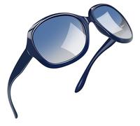 Joopin Große Sonnenbrille Damen Polarisiert Trendy UV400 Brille für Reisen | Übergroße Retro-Design für Breite Gesichter, Leichtes Material, XXL, Modern, Autofahren, Festival, Shopping, Fahsion, Outdoor