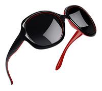 Joopin Große Sonnenbrille Damen Polarisiert Trendy UV400 Brille für Reisen | Übergroße Retro-Design für Breite Gesichter, Leichtes Material, XXL, Modern, Autofahren, Festival, Shopping, Fahsion, Outdoor